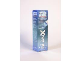 Blanx shock branco branco creme dental 50ml antibacteriano instantâneo