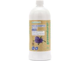 Gel de Banho + Champô GREENATURAL Linho e Arroz (1 L)
