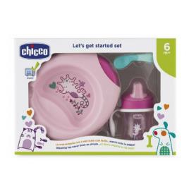 Chicco Conjunto de Papa Girl 6m+ Cor Rosa 3unid.