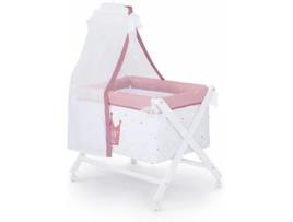 Mini Berço e Têxtil TANUKI Princess Multicolorido (57x25x82 cm)