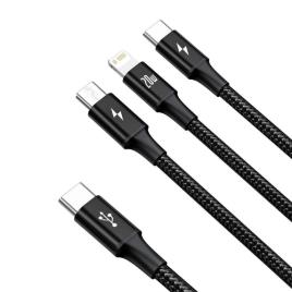 Rapid 3-Em-1 Cabo Usb 1,5 M Usb a Usb C.Mi.