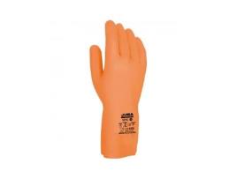 Luva de Trabalho Latex / Neoprene Laranja Tamanho