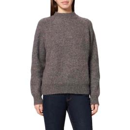 Superdry Agasalho Alpaca Blend Crew L Light Grey Marl