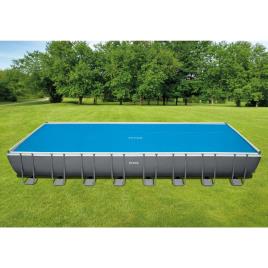 Intex Cobertura para piscina solar 975x488 cm polietileno azul