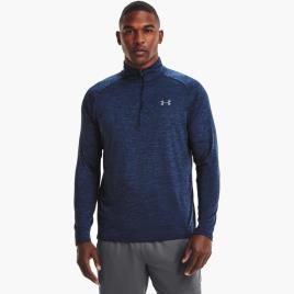 Sweat Térmica Under Armour Tech 2.0 - Azul - Running Homem