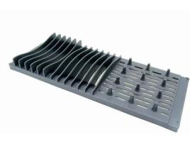 Escorredor de loiça KOOK TIME Flat Cinzento (Plástico - 40x16x3.2 cm)
