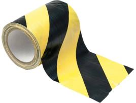 Fita para Cabos ACCESSORY yellow/black 150mm x 15m