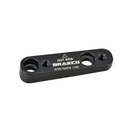 Brakco Adaptador Pinça Travão Disco Flat Mount 160 Mm One Size Black