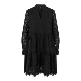 Yas Vestido Curto Manga Comprida Holi S S Black