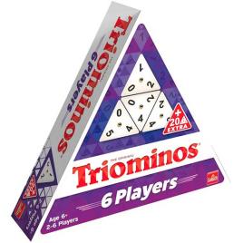 Jogo de Tabuleiro Triominos Original 6 Jogadores