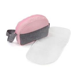 Bolsa de Carrinho Rosa-Denim Cinza