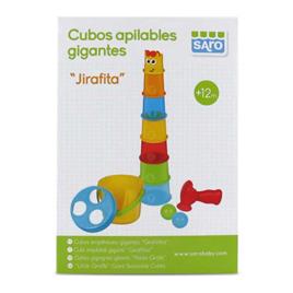 Scaninhos gigantes empilháveis  girafa pequena