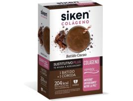 SIKEN sustitutivo colágeno batido cacao 6 sobres