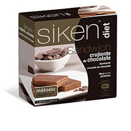 SIKEN DIET sandwich chocolate 6 uds