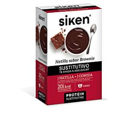 SIKEN sustitutivo natilla brownie 6 sobres