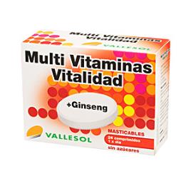 MULTIVITAMINAS ginseng 24 comprimidos