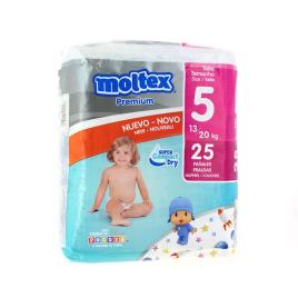 Saias Moltex Premium Tamanho 5 Junior 13-20kg 25uts