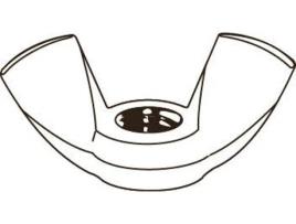 Porca CHEMITOOL D315-LATÃO ORELHAS BSW 1/4