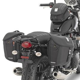 Givi Mt 501 Triumph Street Twin 900/bonneville T100 Lado Bolsas Suporte Triumph Street Twin 900/bonneville T100 One Size Black