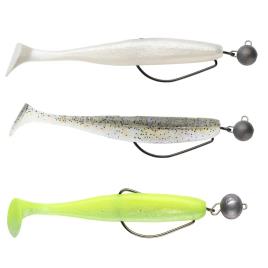 Swimy Pompei Shad 100 Mm+cheburashka Rig 7g 20 Unidades One Size K012