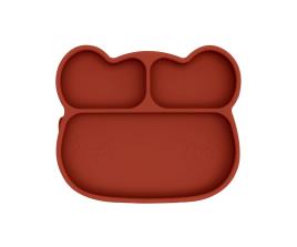 Prato com ventosa Urso Terracota