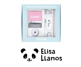 Selo personalizado Panda+fita branca para roupas escuras