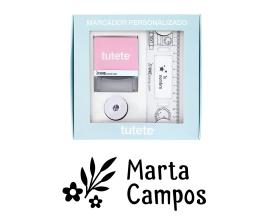 FSelo Personalizado Flores + Fita branca para roupa escura