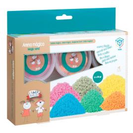 Deqube Peças De Reposição Para Areia Mágica: 300gr 3-6 Years Multicolor