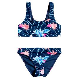 Roxy Biquíni Splendid Bralette 8 Years Mood Indigo Rg Floral Flow