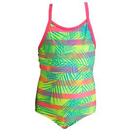 Funkita Roupa De Banho Printed Palm Free 6 Years Pink / Yellow