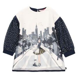Boboli Vestido Combined 16 Years Navy