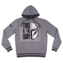 Cerda Group Capuz Cotton Brushed The Mandalorian 2XL Gray