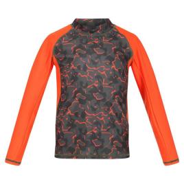 Regatta Camiseta Manga Comprida Surf Hoku 13 Years Magma / Grape Leaf Camo