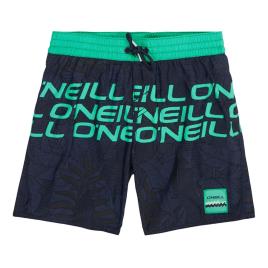 O´neill Shorts De Natação Pb Stacked 13-14 Years Blue AOP W/ Green
