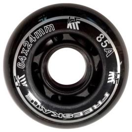 Krf Line First Skate Wheels 4 Units 64 mm / 85A Black / Black
