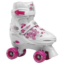 Roces Patins 4 Rodas Quaddy 3.0 EU 34-37 White / Pink