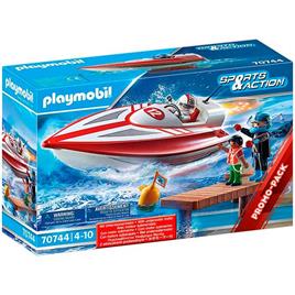 Playmobil Speedboat Racer 4-7 Years Multicolor