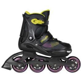 Playlife Patina Em Linha Joker EU 34-37 Black / Yellow / Pink