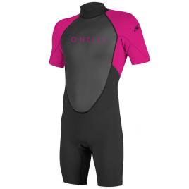 O´neill Wetsuits Voltar Zip Suit Junior Reactor Ii 2 Mm Spring 16 Black / Berry