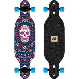 Hydroponic Longboard Dt 3.0 31.5 Crianças 8.5 Inches Mexican Skull Purple