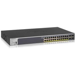 Netgear 28 Port Poe Plus Gb Smart Mgd Switch One Size Black