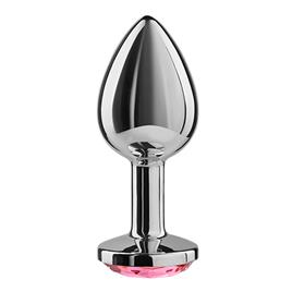 Plug Secretplay Anal Aluminio Rosa 7CM