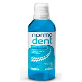 Normodent oral enxaguatório com dentes sensíveis de flúor 500ml