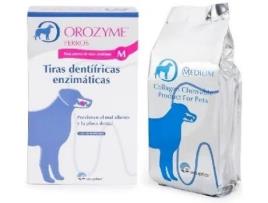 Tiras de pasta de dente Orozyme L Cães Grandes 7 tiras