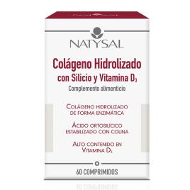 Colágeno Natisal Hidrolisado com Silicone e Vitamina D3 60 Comprimidos