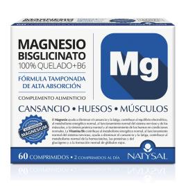 Natysal Magnésio Bisglicitano + B6 60 comprimidos