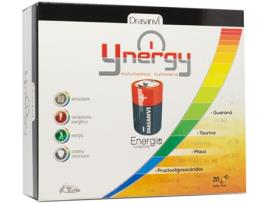 Ampolas de 20 x 15ml de energia imediata de  Ynergy