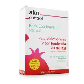 AKN Control Pack adjuvante natural para pele oleosa com tendência de acne