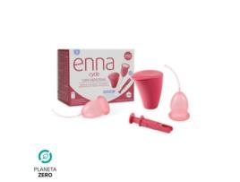 Ciclo Enna Tamanho do copo menstrual S 2 unidades + esterilizador + aplicador