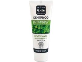 Naturabio Creme dental extra fresco Echinacea sem fluoreto e hortelã BIO 75ml